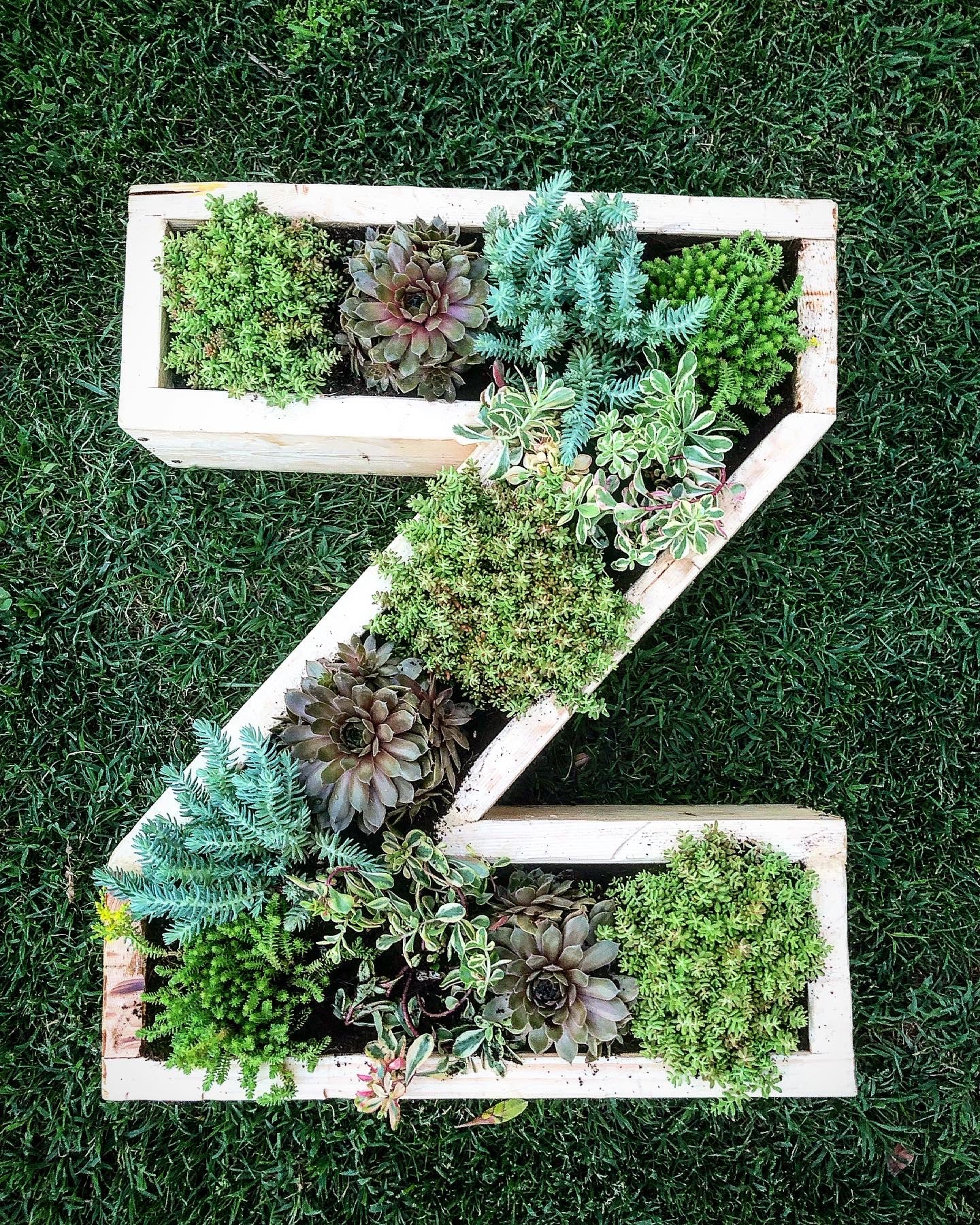 Letter planter