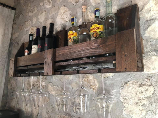 Pallet Wine Rack