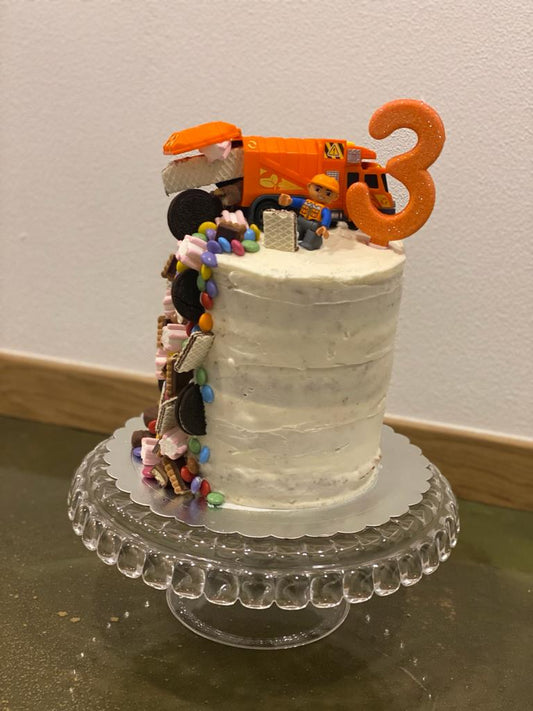 Trash Truck Cake