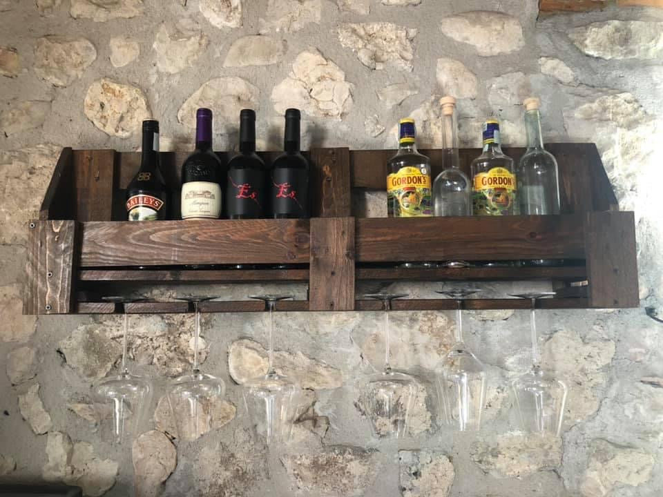 Pallet Wine Rack